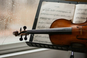 Music, notes, violin