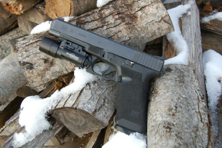 Glock 35, gun, weapons