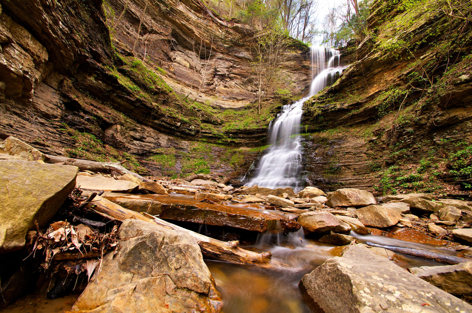 river, stones, waterfall, rocks, stream