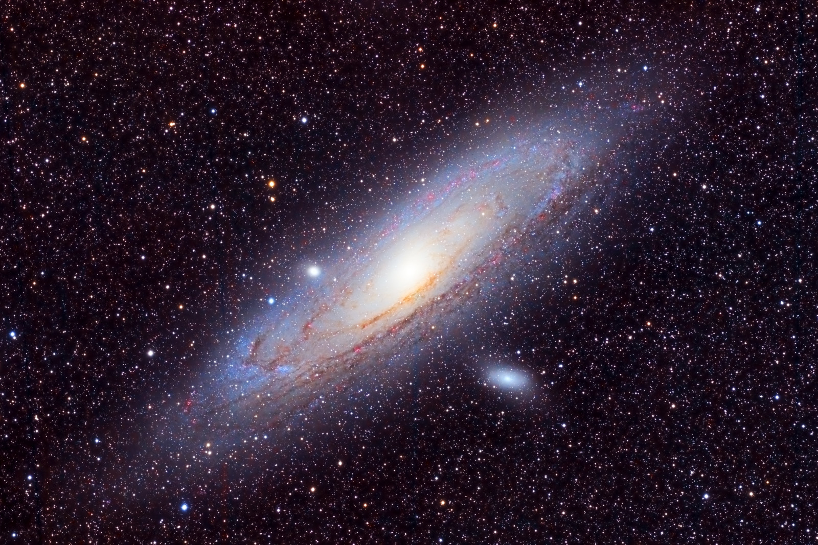 priestor, hviezdy, galaxie, Andromeda