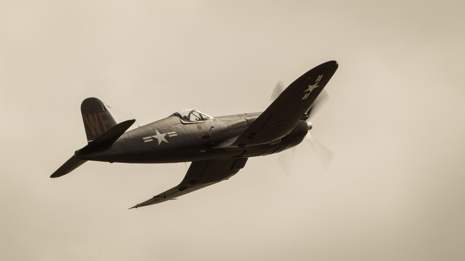 flygning, Jagerfly, Corsair, F4U, "Le Corsaire"