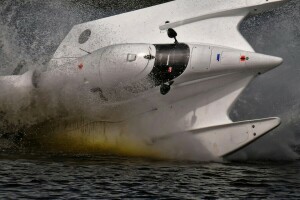 barco, Competencia, choque, Fórmula 1, Powerboat Formula 1, Carrera, velocidad, chorro