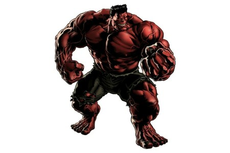 poing, Rage, rouge, Red Hulk