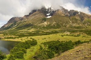 Chile, landskab, bjerge, natur, Parkere, Foto