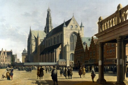 Gerrit Adriaenszoon Berckheyde, image, Le paysage urbain