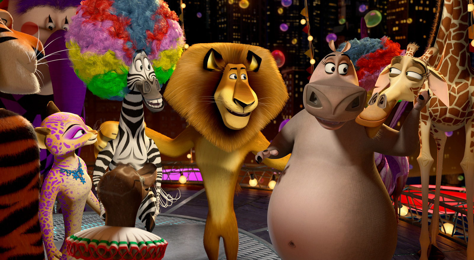 cartoon, Alex The Lion, Hippo Gloria, Melman the giraffe, Zebra Marty