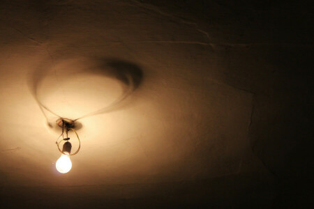 Contexte, lampe, le plafond