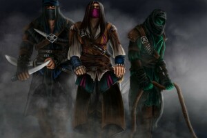 asasini, Kombat, Muritor, ploaie, târâtoare, Sub zero