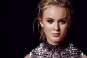 krásny, tvár, dievča, look, makeup, portrét, Zara Larsson