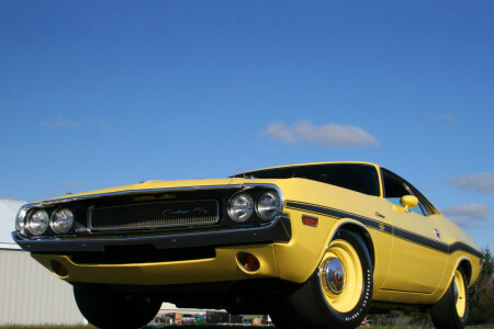 426, Udfordrer, Dodge, Hemi, Maskine, R / T, Fronten, himlen