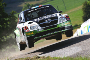 auto, Fabia, valot, Rotu, Ralli, varjo, skoda, Urheilu