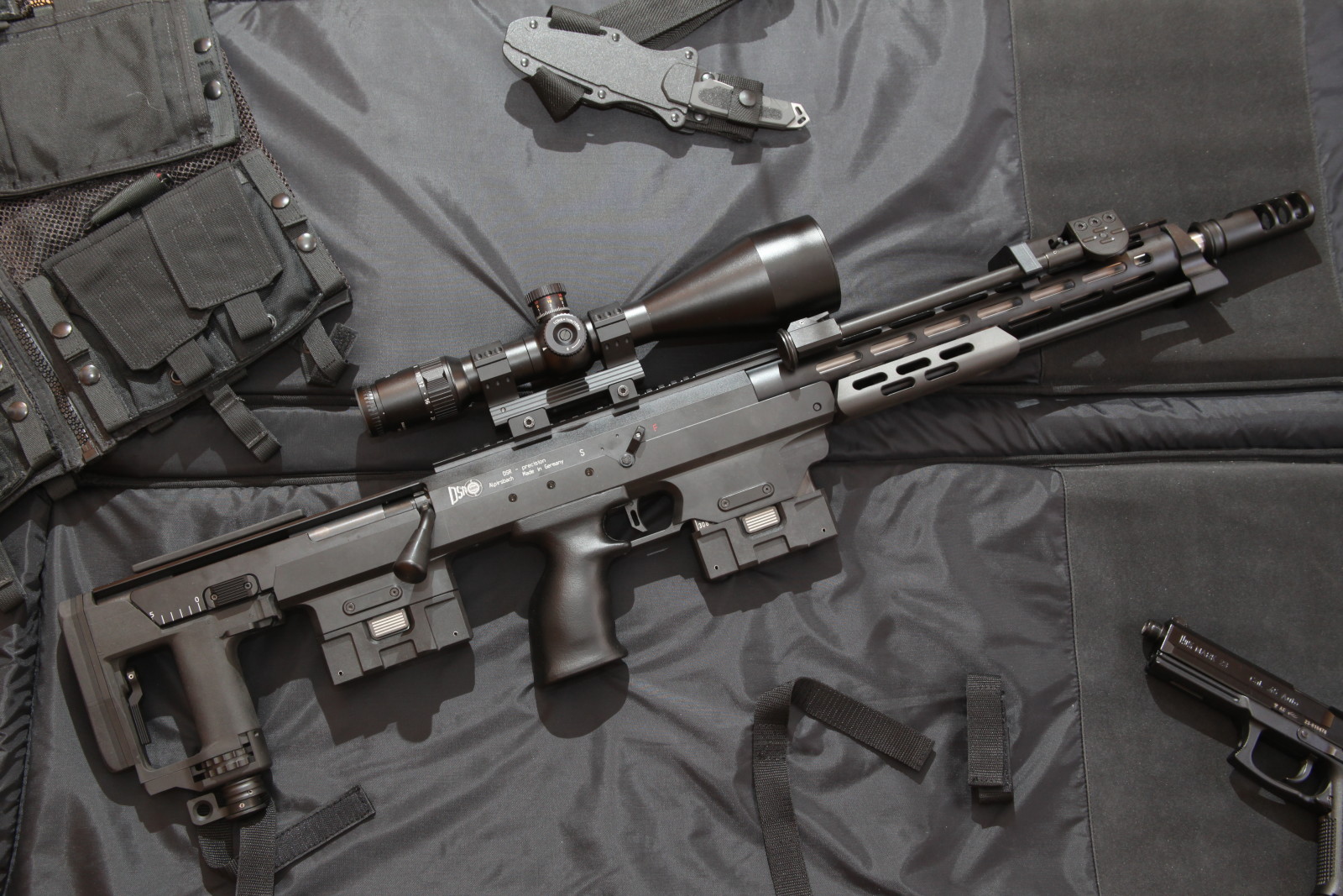 weapons, 62 mm, DSR-1, German. sniper. rifle