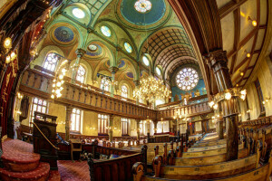 Bank, Leuchter, New York, Religion, Synagoge, USA