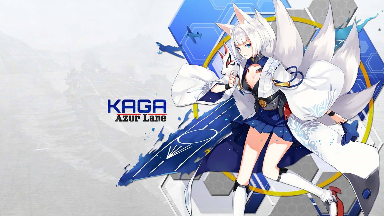 pike, Kunst, anime, azur bane, Kaga