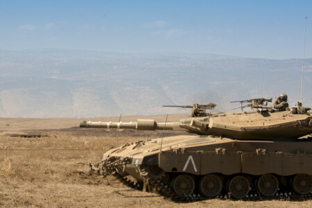 "Merkava", gevecht, Israël, landschap, hoofd, Merkava, Mk.3, tank