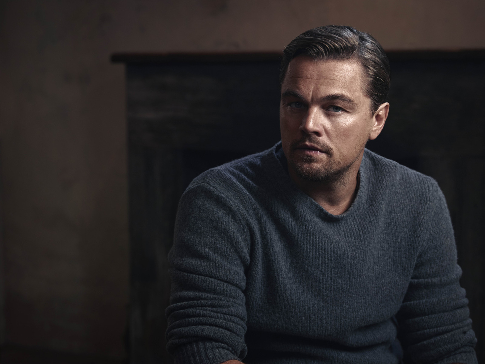 acteur, séance photo, Leonardo DiCaprio, pour le film, Le revenant, survivants