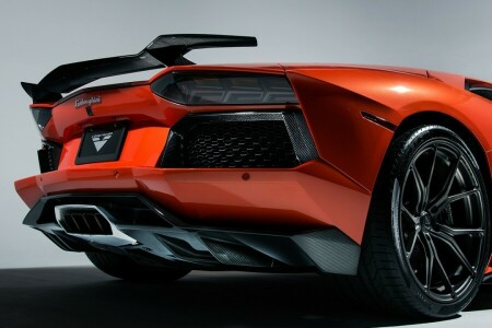 2015, Aventador, cupê, Lamborghini, lp-700-4, Roadster, Spoiler, Super-carro