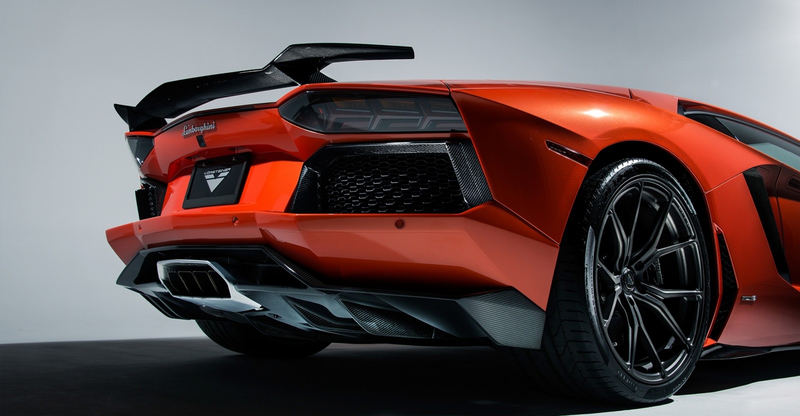 Lamborghini, суперкар, Aventador, двухместная карета, рулевое колесо, Родстер, Спойлер, 2015