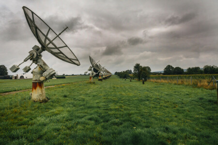 Antenne, Hintergrund, Feld