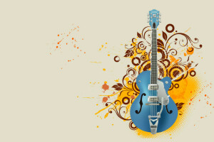 guitarra, Herramienta, Vector