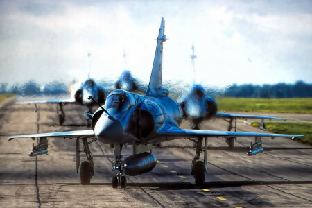 Dassault, Jagerfly, Mirage 2000, Multipurpose, flyplassen