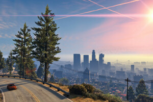 Grand Theft Auto V, GTA 5, Los Santos, Rockstar, die Stadt