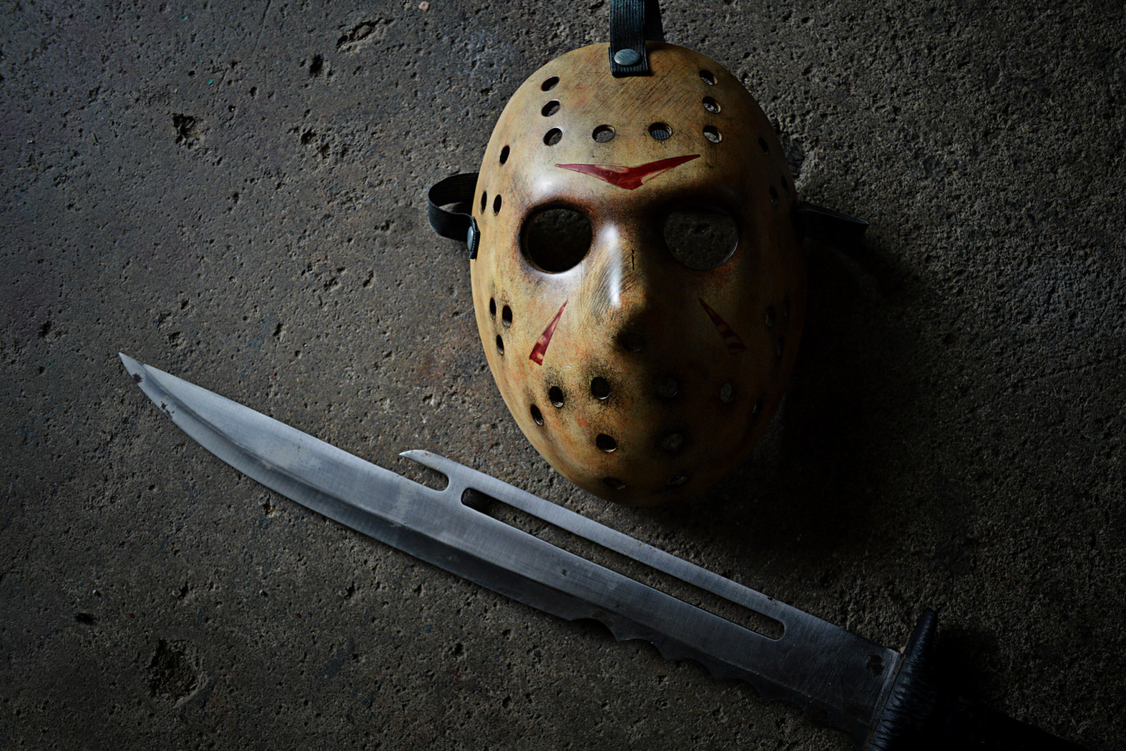 mask, kniv, Fredagen den 13, jason