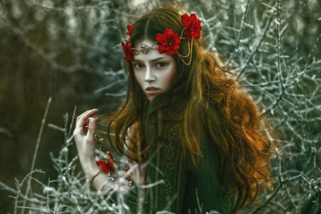 Agnieszka Lorek, Anna maria, arte, Beleza de janeiro, fantasia, menina