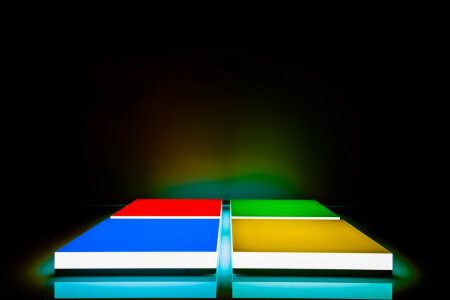 colore, logo, Microsoft