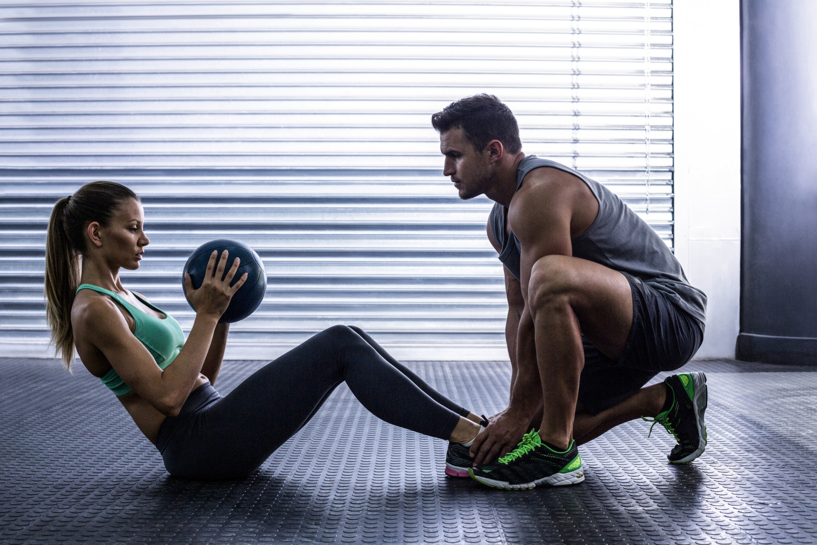 Parceiro, bola de fitness