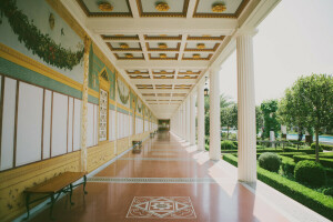 columns, Garden, hall