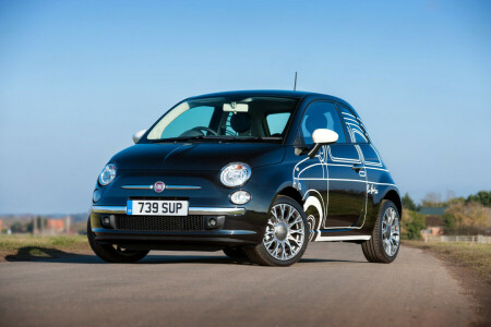 2015, 500, blue, car, Edition, Fiat, photo, Ron Arad