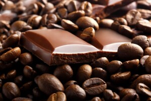 cioccolato, caffè, cibo, grano, fette, dolce