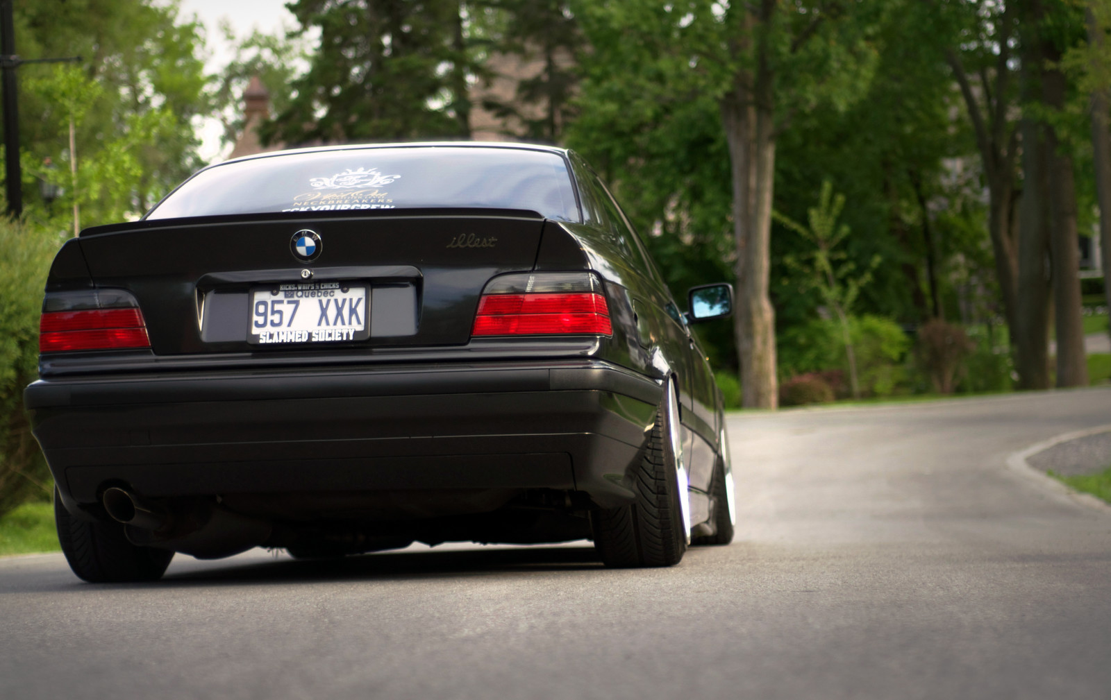 schwarz, BMW, Tuning, E36