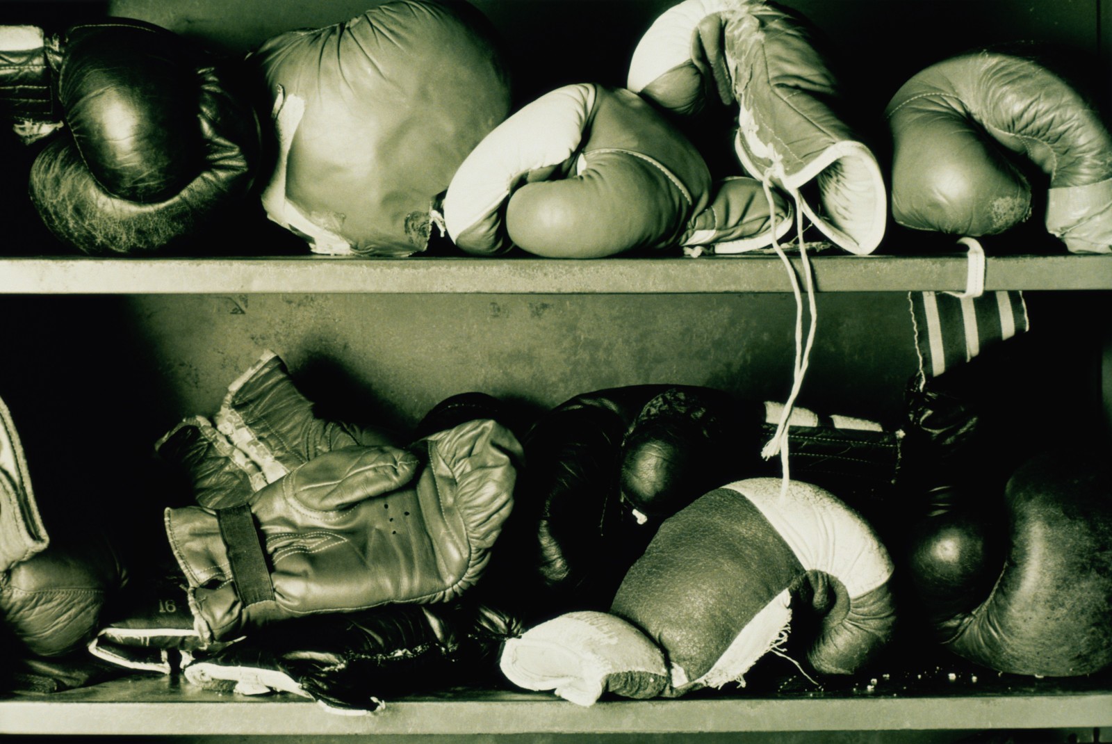 étagères, gants, Boxe