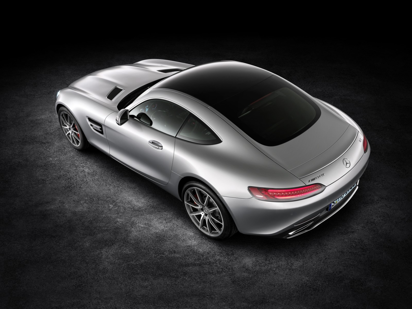 coupe, argent, 2015, amg gt