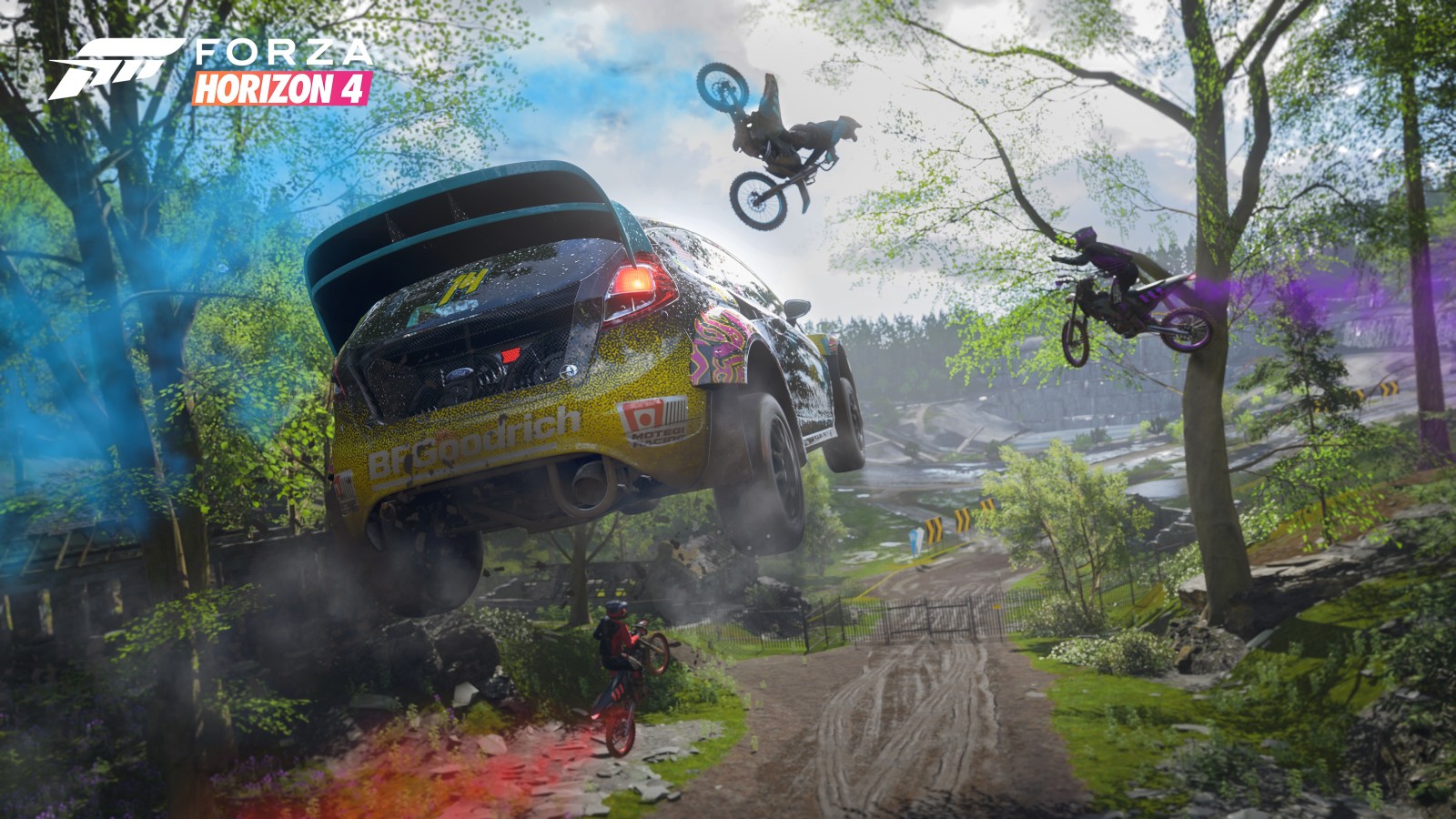 Vado, juego, 2018, Microsoft, Forza Horizon 4, fiesta, Reunión, E3 2018