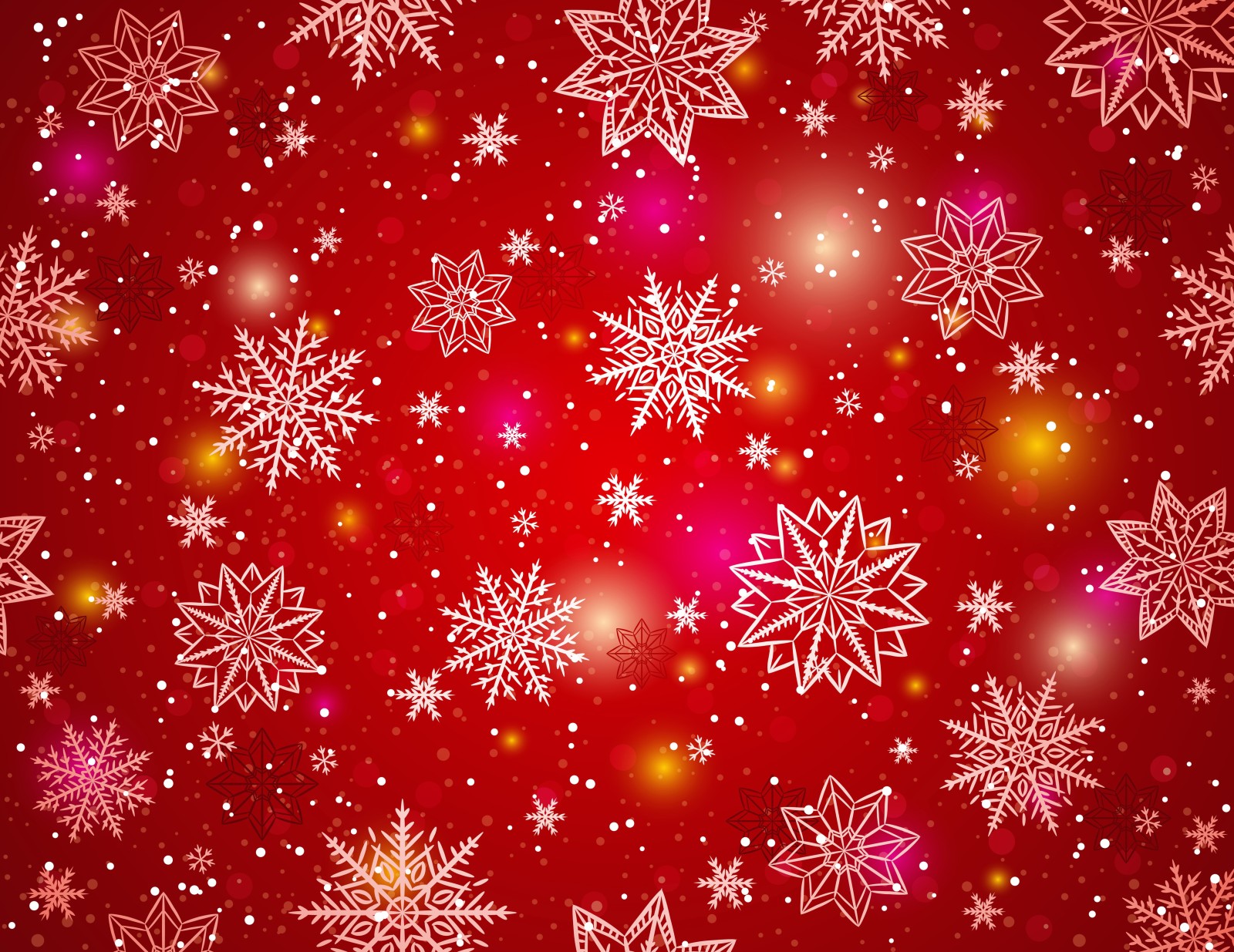 snowflakes, background, winter