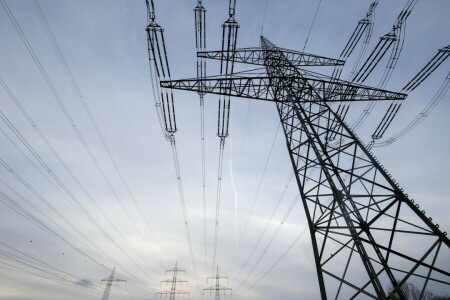 linee elettriche, il cielo, filo