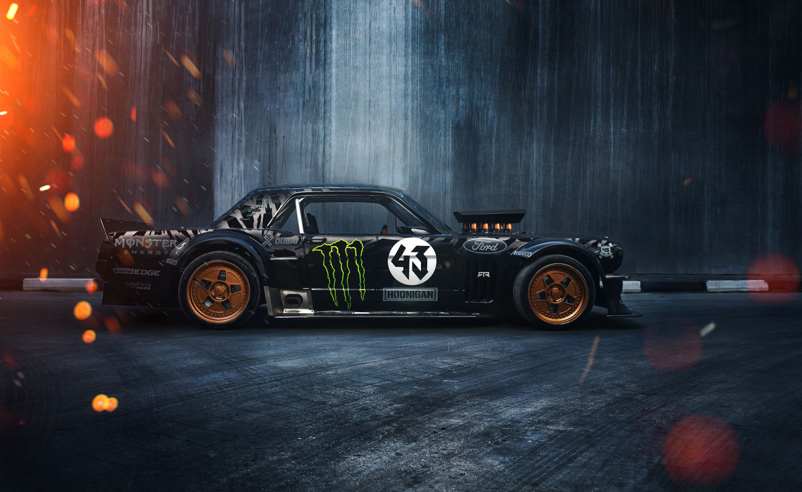 Mustang, Vadställe, sida, RTR, gnistor, sju, Hoonicorn, 1965