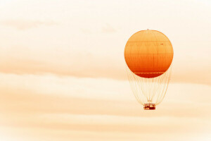 Ball, Sport, der Himmel