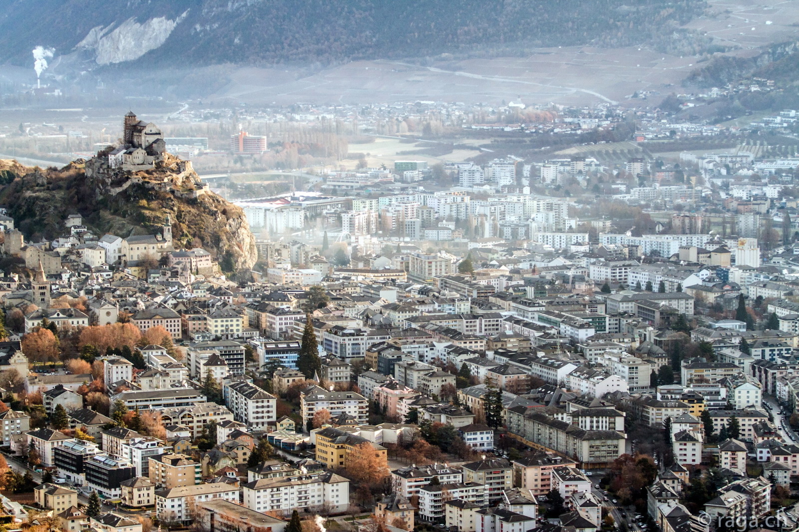 la città, Svizzera, Sion