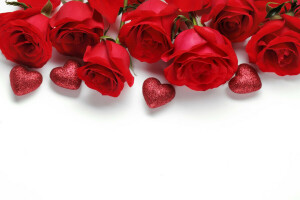 cuore, amore, romantico, Rose, San Valentino