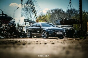 Audi, auto, støtfanger, stasjoner, Kursk, Maskin, sedan