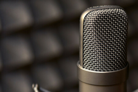 macro, metal, microphone