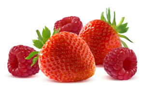 Beeren, Essen, Himbeere, Erdbeeren, Erdbeere