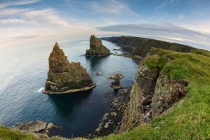 Cliff, Ozean, Meer