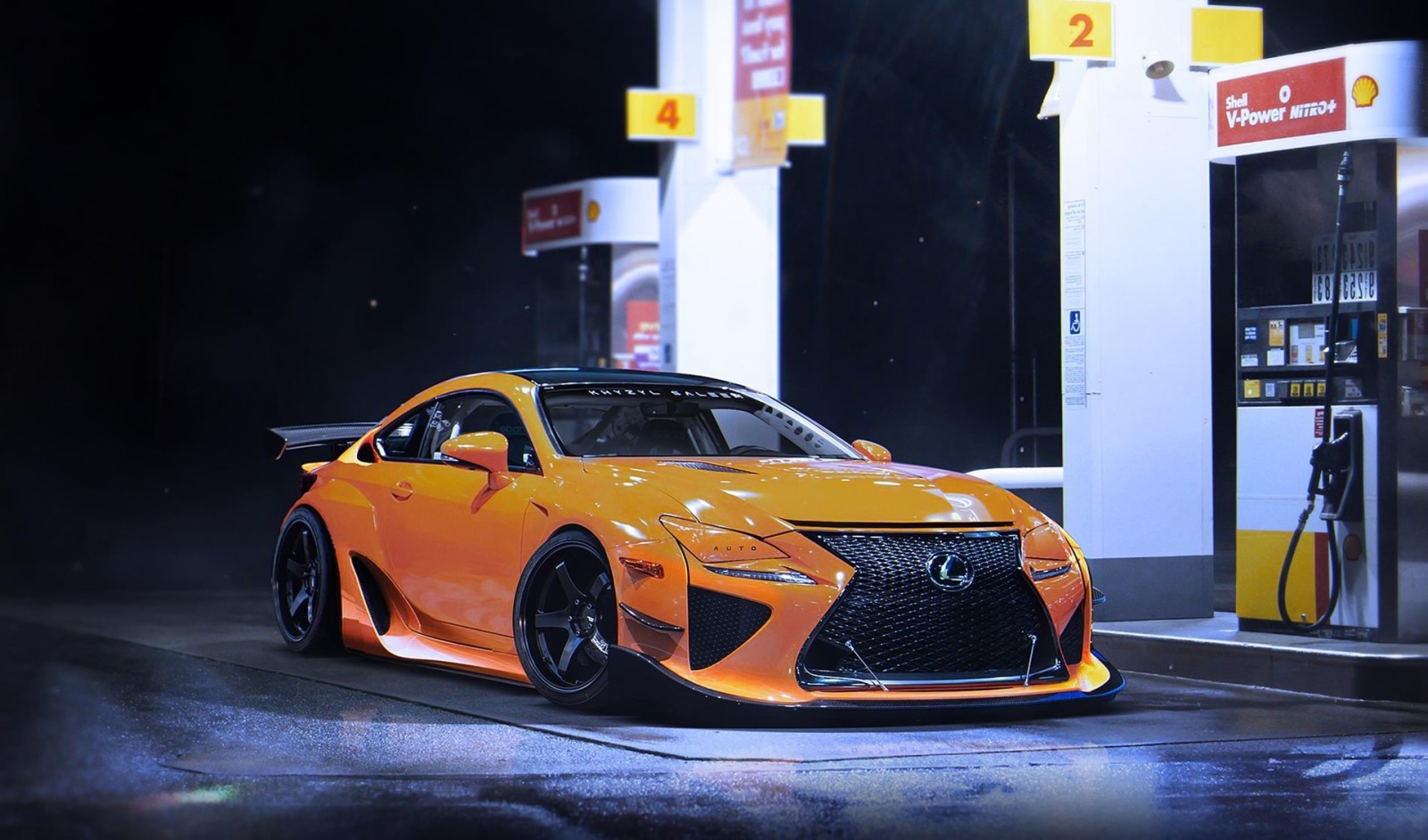 желтый, машина, спорт, будущее, настройка, Lexus, Хызыл Салим, RCF-A