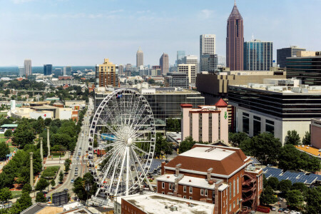 Atlanta, building, city, Downtown, GA, Georgia, house, North