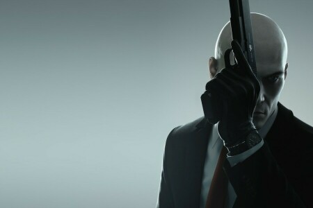 Agent 47, morderca, Czterdziesty siódmy, rękawiczki, pistolety, Wynajęty morderca, IO Interactive, kurtka